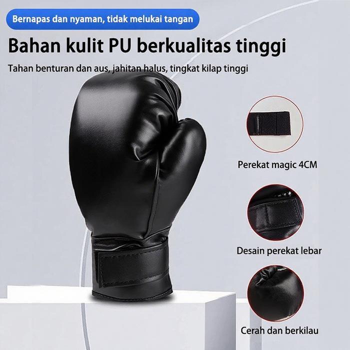 Sarung Tinju Profesional & Sarung Tinju Latihan Untuk Dewasa & Anak, Pria & Wanita. Cocok Untuk
