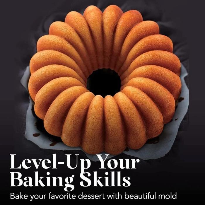 Loyang Sultan Classic - Cetakan Marmer Anti Lengket, Loyang Kue Bolu Classic