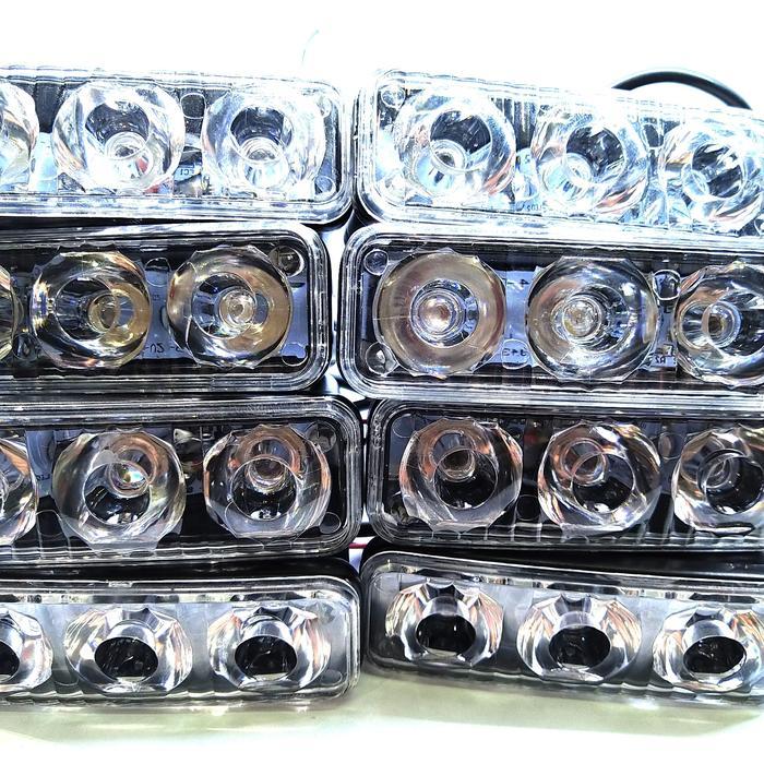 LAMPU STROBO BIRU WHELEN 1PCS NYALA MANTENG