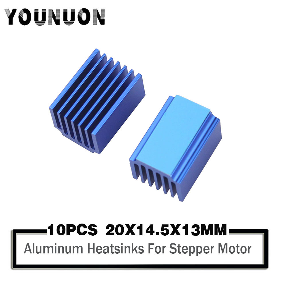 10PCS 3D Printer Parts A4988 DRV8825 LV8729 TMC2100 TMC2208 Stepper Motor Driver Module Heat sinks C