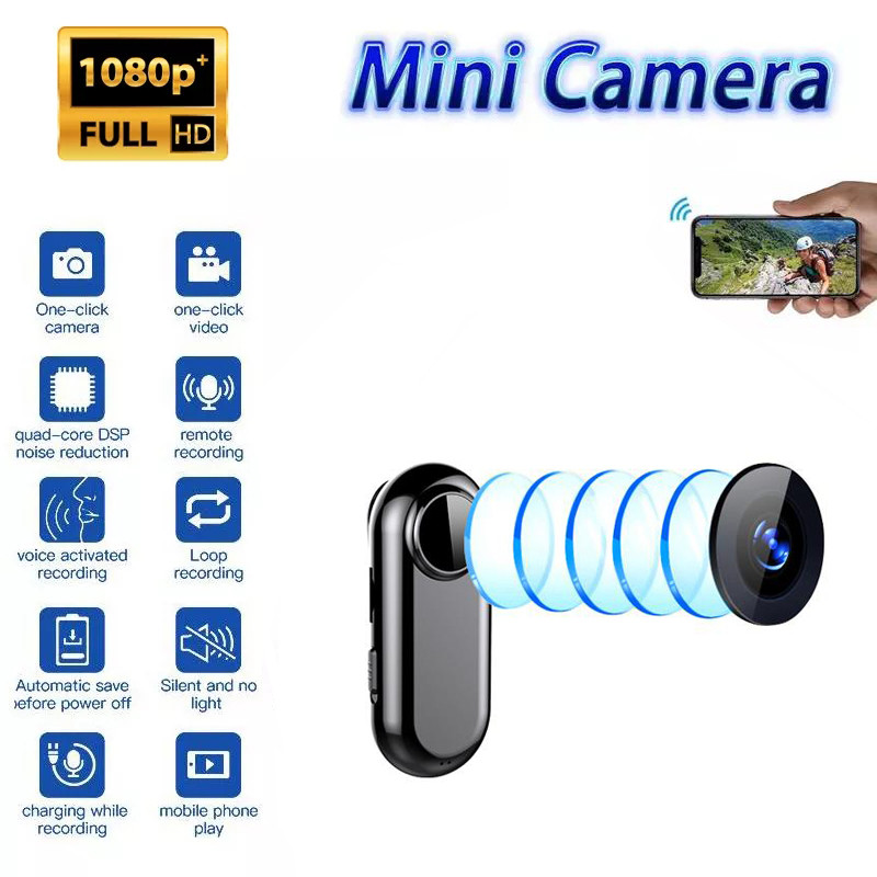 Mini Camera Action Audio Spia Camcorder DVR Espion Invisible Espiac Digital Sports Surveillance Wire