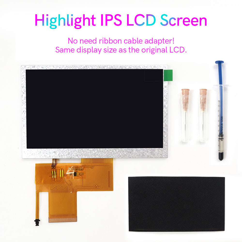 4.3inch PSP 1000 IPS LCD Highlight Screen Display No Need Ribbon Cable Adapter For Sony PSP 1000 Con