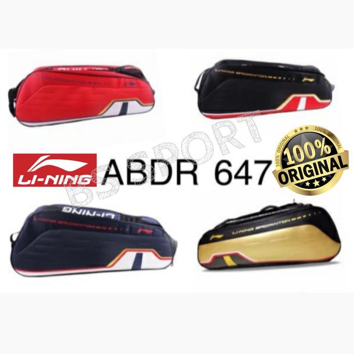 TAS RAKET BADMINTON LINING ABDR 647 ABDR647 ORIGINAL Gratis Ongkir