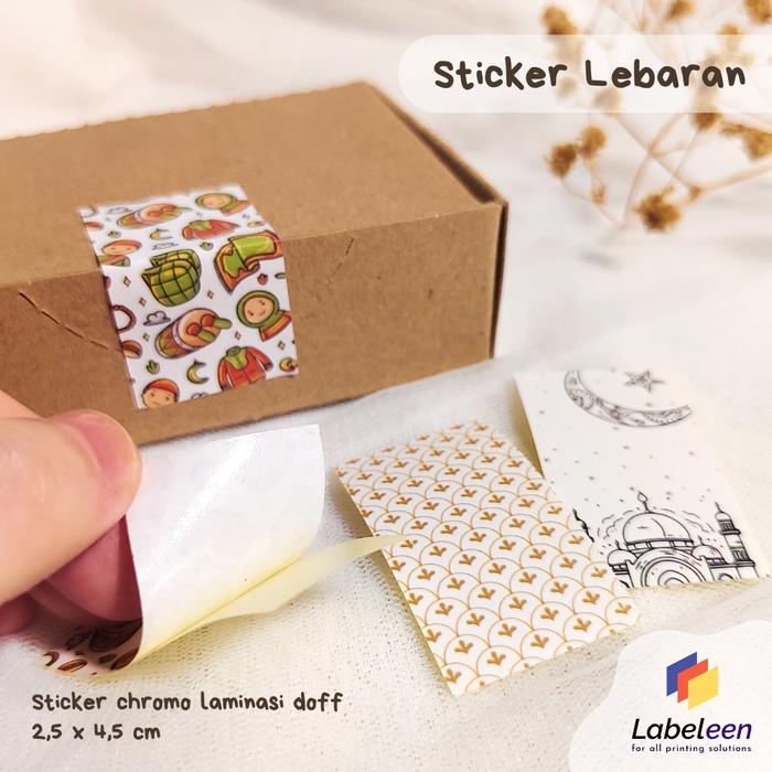 Sticker Lebaran Idul Fitri Sticker Segel Hampers Lebaran Stiker segel box