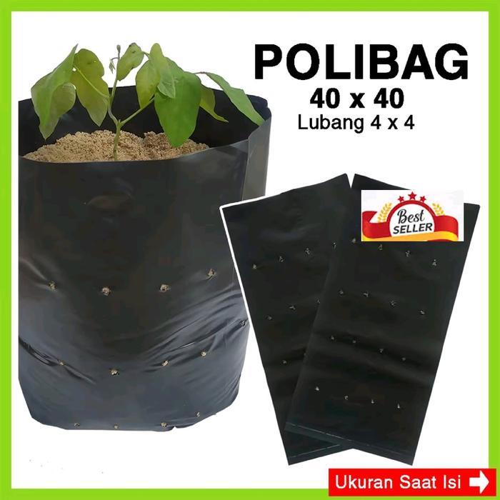 Serasiinspace Polybag Tanaman Ukuran 40X40 Isi 20 Lembar - Polybag 40X40 Isi 20 Pcs - Planter Taman