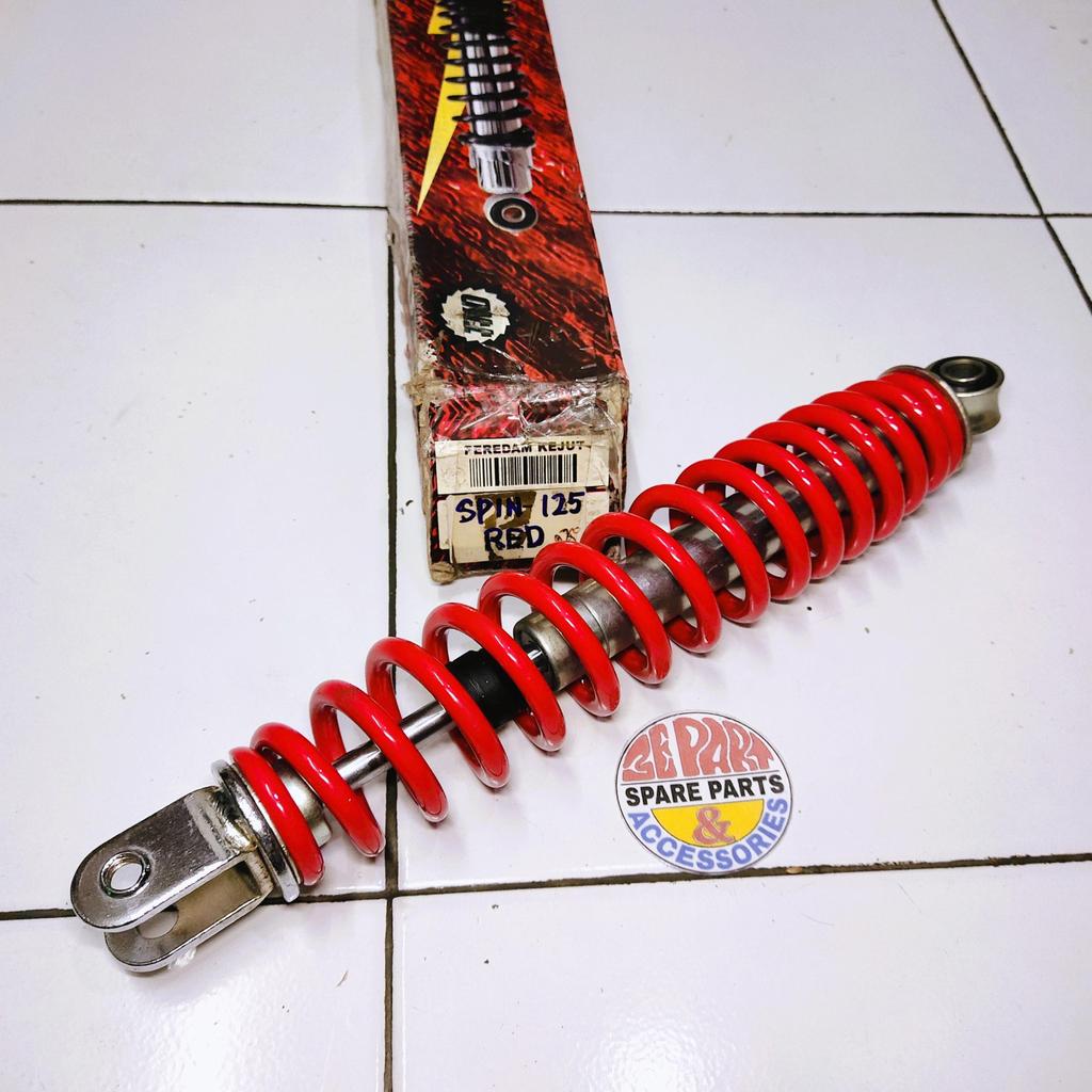 Shockbreaker Spin 125 Merah Shock belakang Suzuki SPIN