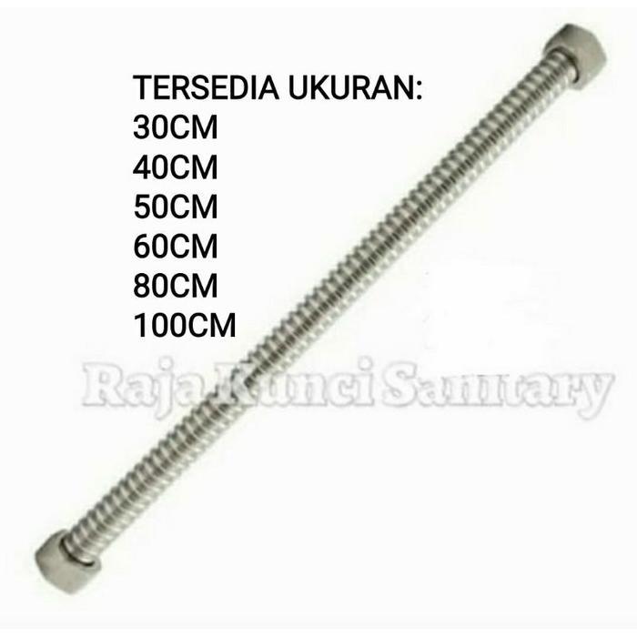 SELANG AIR PANAS WATER HEATER/FLEXIBEL/FLEXIBLE KAKU PANAS DINGIN/WATER HEATER/PEMANAS AIR