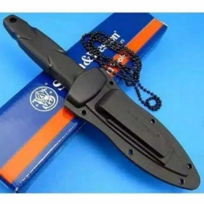Pisau Kalung Pinggang Smith Welsson Hunting Berburu Survival