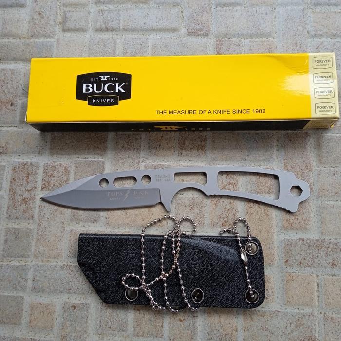 Pisau Kalung Buck Survival Kit