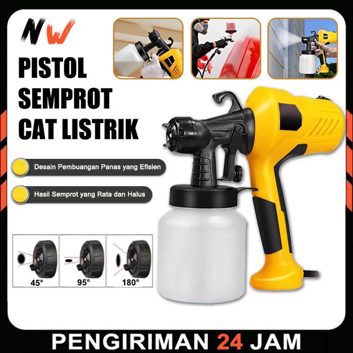 Alat Semprot Cat Elektrik Tanpa Kabel - Portable, Bertekanan Tinggi Untuk Tembok, Furniture & Mobil