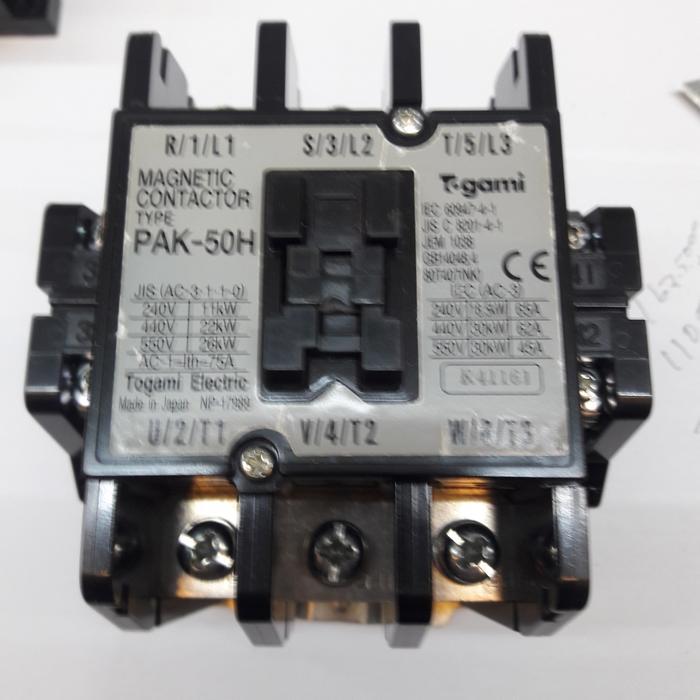 Kontaktor Togami Pak50 220V