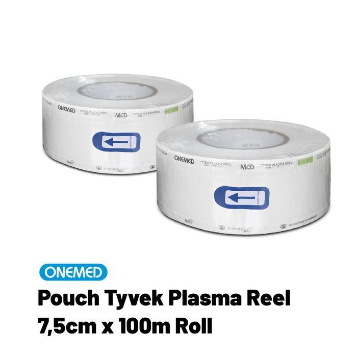 ONEMED POUCH TYVEK PLASMA ROLL 7,5 CM X 100 M ROLL