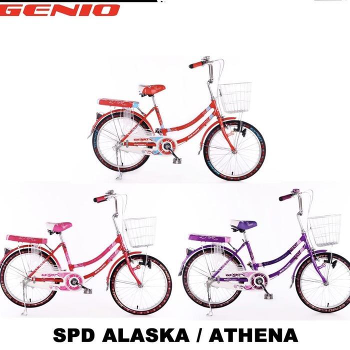 SEPEDA MINI GENIO ALASKA ATHENA 26" 26 inch DEWASA PEREMPUAN BY UNITED