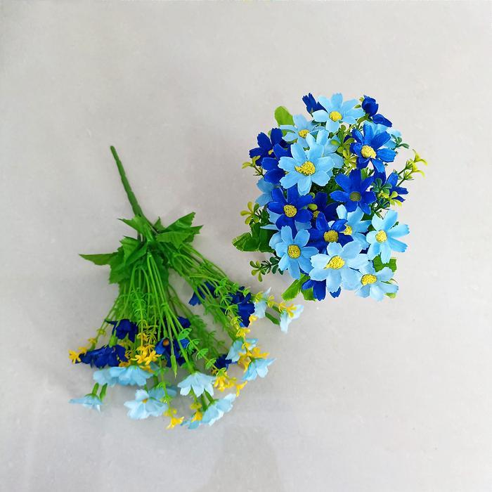 "New" Pot Bunga Krisan Tanaman Hias Plastik Bunga Hias Dekorasi Meja Tamu Pot Bunga Hiasan Dekorasi