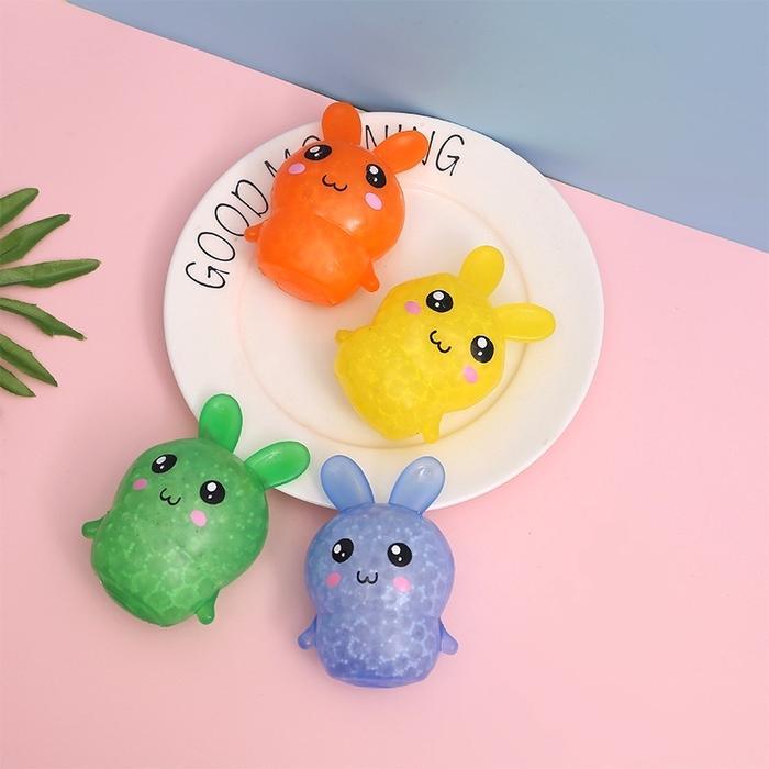 Mainan Pop it Squishy Kelinci Karet Silikon / Mainan Squishy