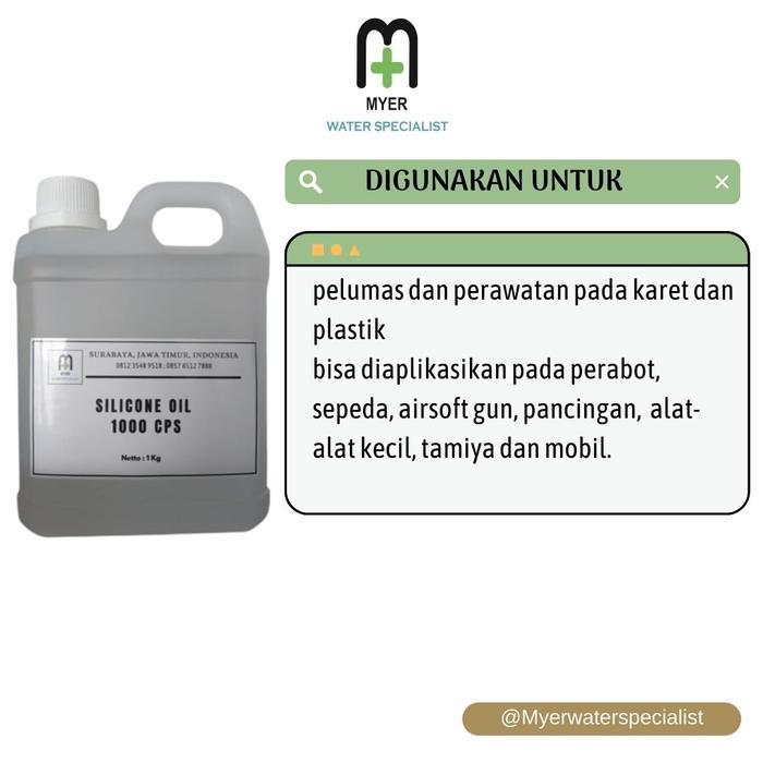 SILICONE OIL / SILICON OIL /SILIKON OIL / MINYAK SILIKON 1000CPS MURNI