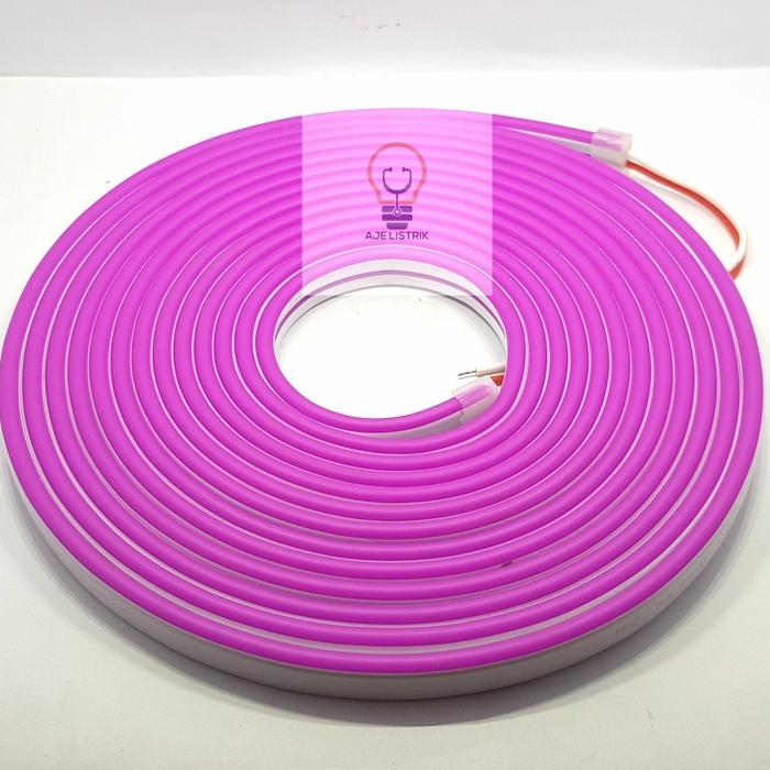 LAMPU NEON FLEX / NEON FLEX LED / LAMPU FLEXIBLE 12V PURPLE