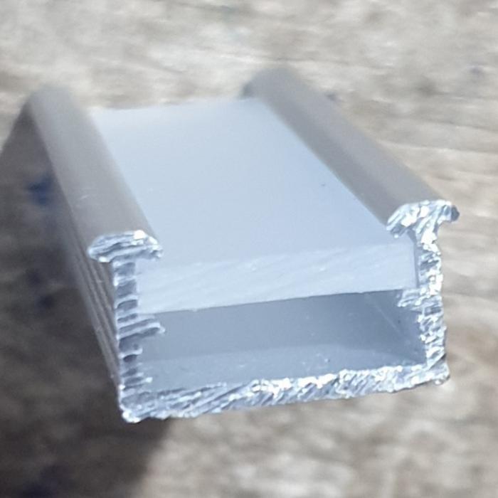LIST LIS U STRIP TANAM ALUMINIUM RUMAH LAMPU LED MIKA ACRYLIC COVER