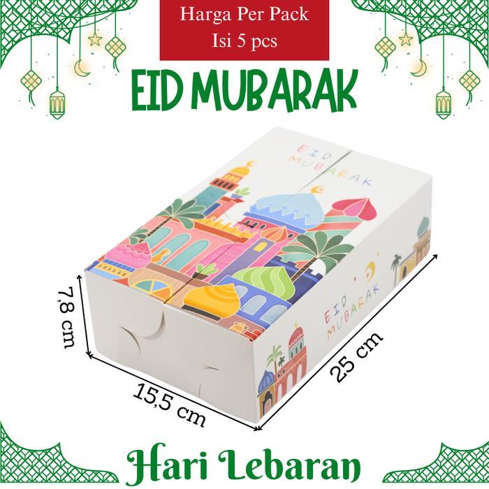 KOTAK KRAFT UNTUK TOPLES SEGI PANJANG ISI 3 TOPLES, BOX KUE KERING