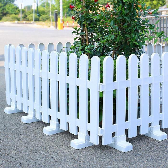 Pagar Plastik Luar Ruangan Pagar Taman Putih Pagar Pembatas Dalam Dan Luar Ruangan Pagar Pembatas