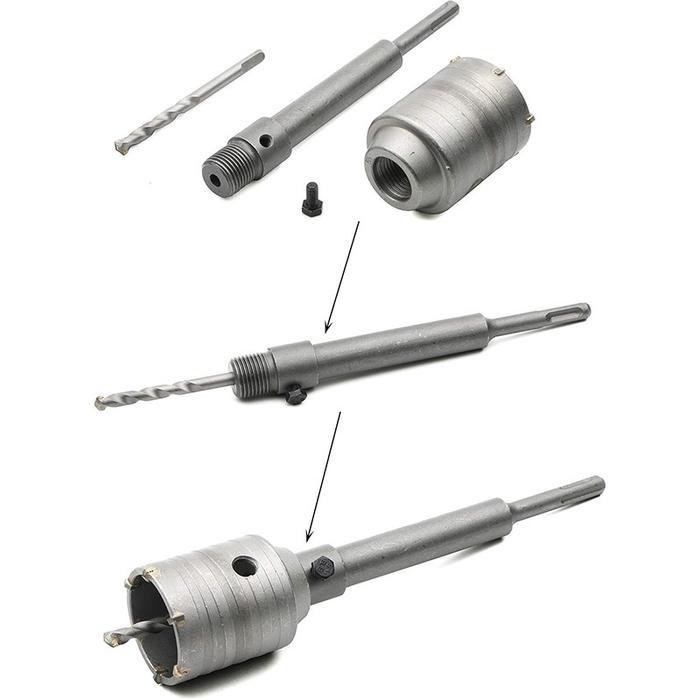 Mata Bor Hole Saw Bor Hole Saw Hole Saw Tembok Hole Saw Beton Mata Bor Hole Saw Beton 30mm-80mm Siap