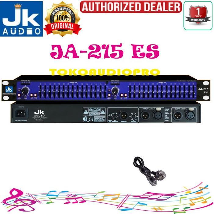 Ja215 Jk Audio Ja 215Es Ja-215 Ja215Es Dual 15-Band Graphic Equalizer Co