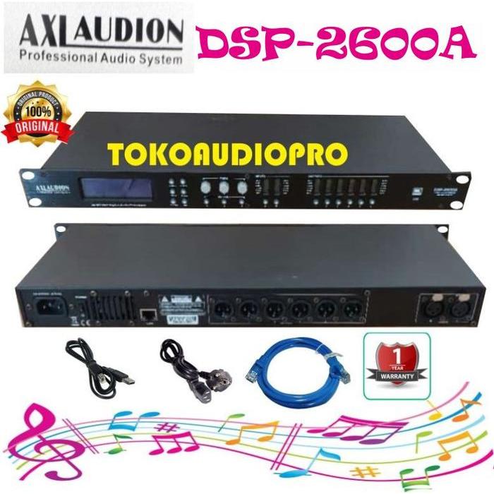 Axl Audion Dsp2600A 2-In 6-Out Speaker Management Axl Dsp-2600A Dlms Co