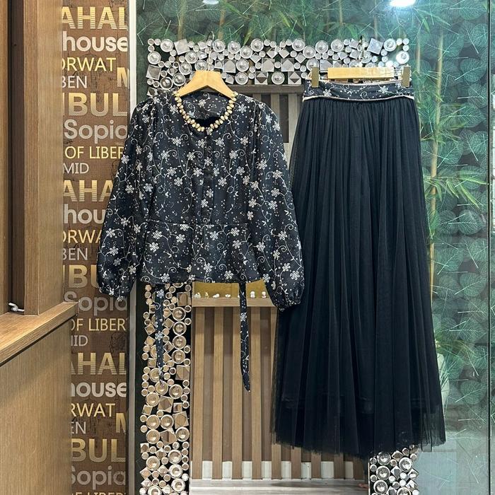 Set 2 In 1 Floren Katbol By Bombshellstores / Set Wanita / Set 3 In 1 / Ootd Kondangan / Set Pakaian