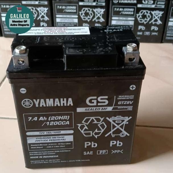 Aki Kering Motor Kawasaki Klx 250, Klx 150 Gs Yamaha Gtz8V 7,4 Ah Asli Aki Klx