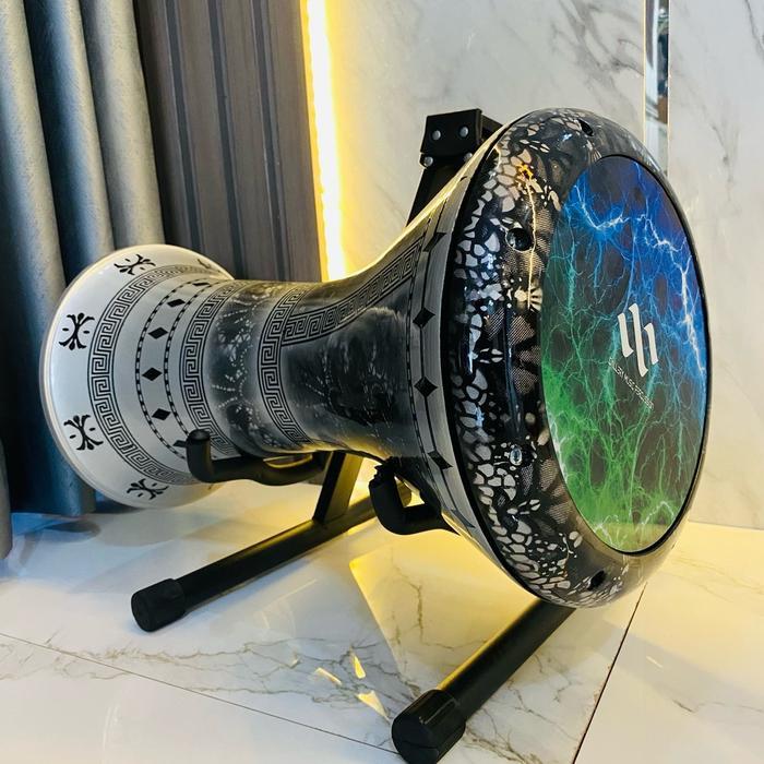 Best Seller Darbuka Full Motif Ukuran 8, 83/4, 9 Inch Full Set Free Kunci L Original