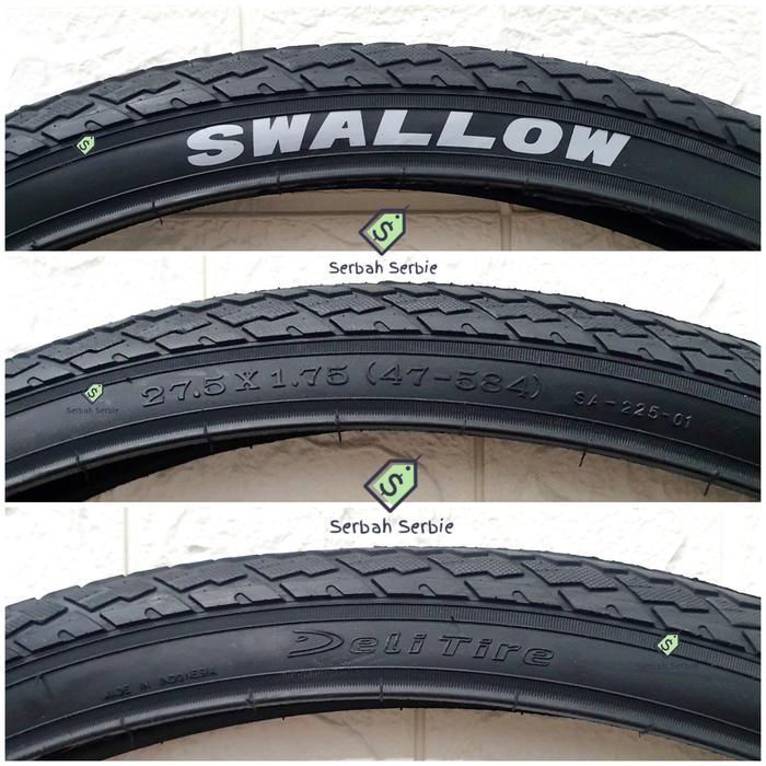 Ban Luar Sepeda 27.5X1.75 Swallow Deli Tire 27.5 X 175 1.75 27.5X175 275X175 275X1.75 Mtb Road City