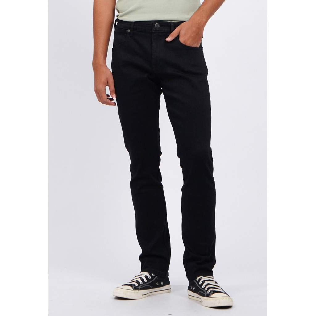 Wrangler Jeans Five Pockets Skinny Straight Full VEGAS B001 Black