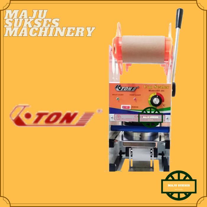 (PROMO RAMADHAN) CUP SEALER PLASTIK ETON ET-D1/ ALAT PRESS MANUAL KEMASAN TEH POCI PREMIUM TERMURAH