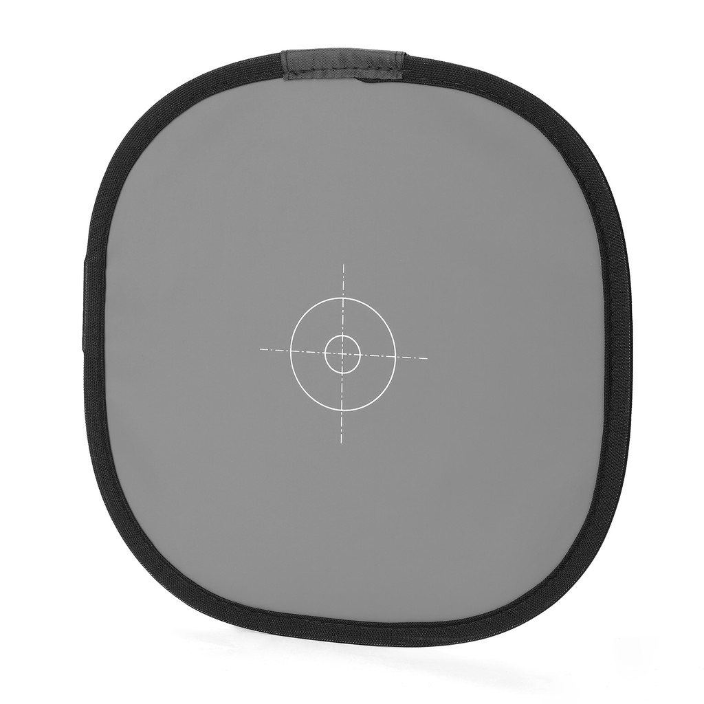 2 In 1 30Cm Portable Photography Reflector Gray And White Balance Card Photographic White Balance