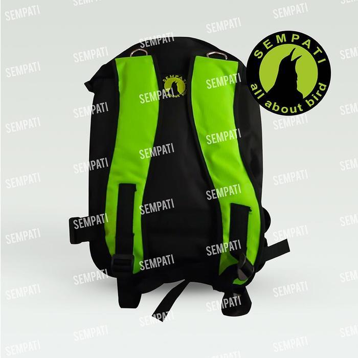 Tas Ransel Sangkar Burung 4 Tali Gendong Kandang Murai Kotak Lovebird