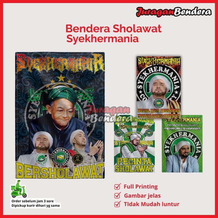 Bendera Syekhermania / Bendera Sholawat / Giant Flag Habib Syech