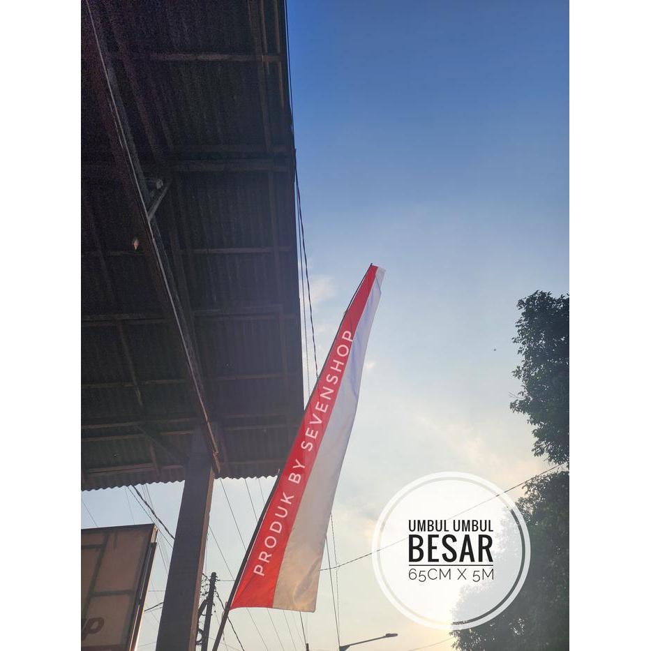 bendera merah putih 5meter umbul umbul merah putih