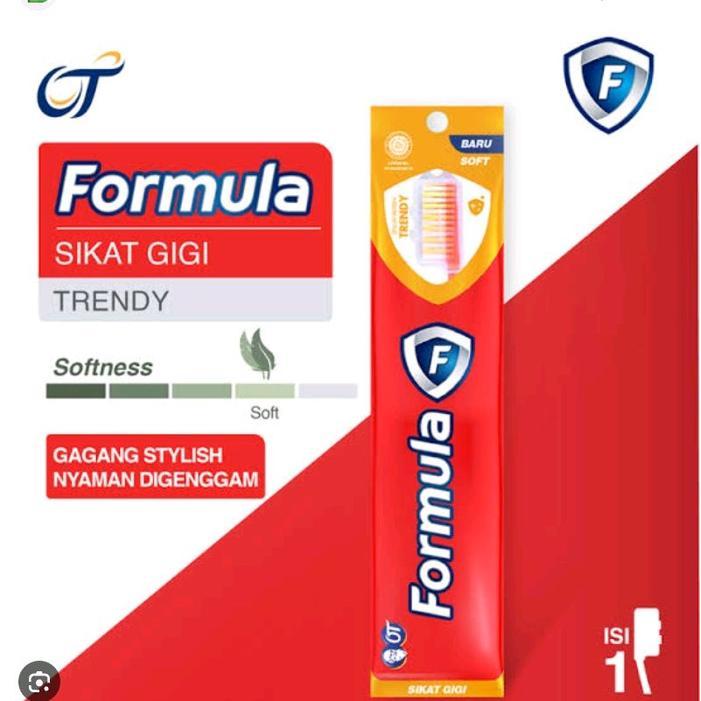 sikat gigi formula trendy bling 1pcs soft