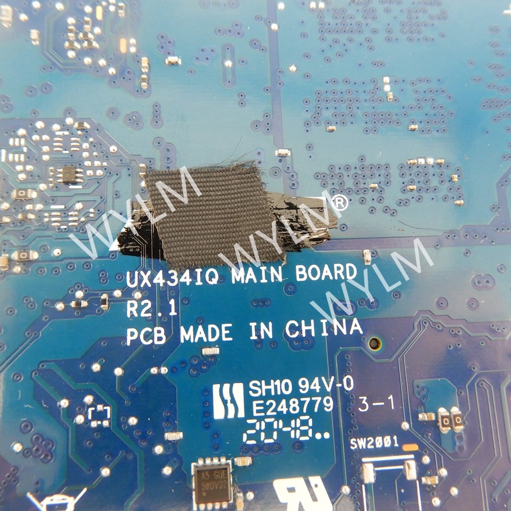 UX434IQ MX350 GPU R5-4500U R7-4700U 8G/16G RAM Mainboard For Asus Zenbook 14 UX434IQ UX434 Q407IQ