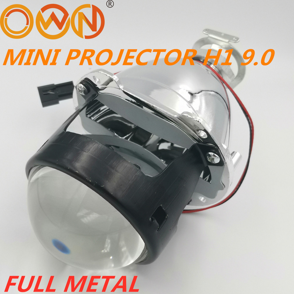 OWN FULL METAL MINI HID BI XENON PROJECTOR LENS 10.0 2.5 INCH KIT EASY INSTALLATION H1 H4 H7 HB3 HB4