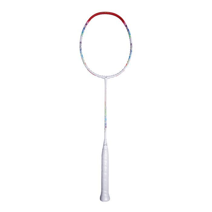 Hundred Badminton Racket Flutter 7 ATTK White/Red HBRX-2U018-1