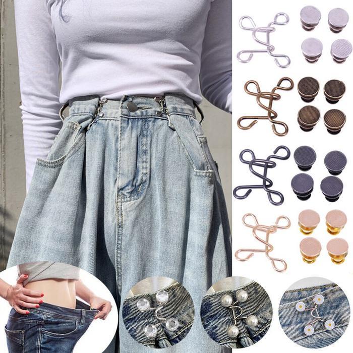 Jelang Pinggang Kecil Invisible Jeans Pin-Retracting Pin Untuk Mencegah Paparan Untuk Wanita