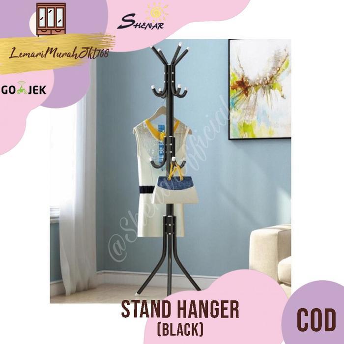 Informa Homeliving - Stand Hanger Multifunctional Gantungan Baju Topi Tas Besi Anti Karat
