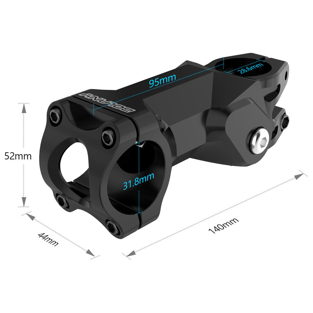 BOLANY Suspension Stem for Bicycles Shock Absorbing Bike Adjustable Spring Handlebar Stem for Road