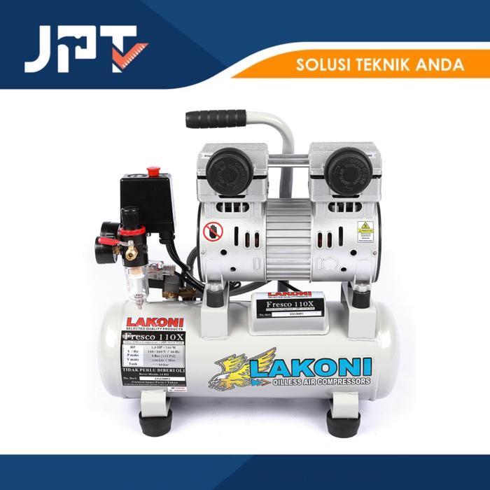 Kompresor 1 HP Oilles Fresco 110 (10 Liter) Merk Lakoni