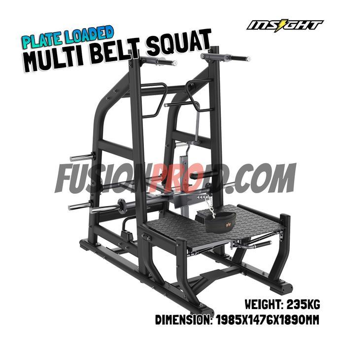 Insight Multi Belt Squat SH039 Plate Loaded Alat Fitness Gym Komersial Import