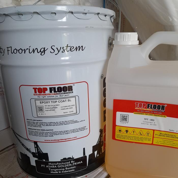 Epoxy Lantai TopFloor / Top Coat SL GREY 20kg Set