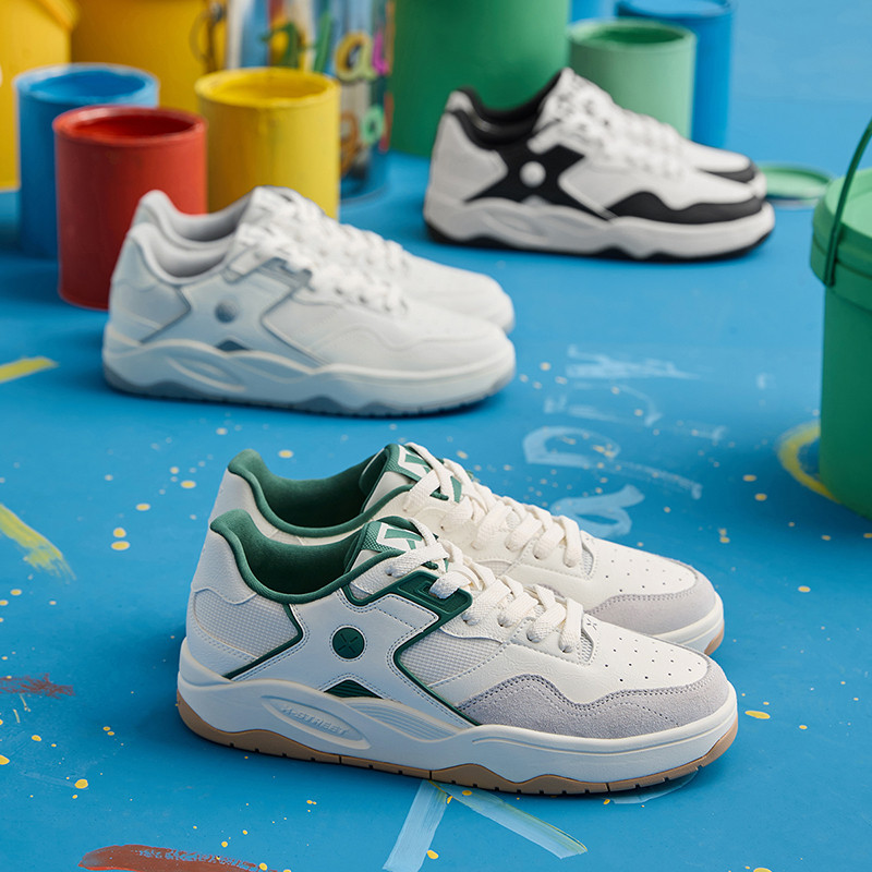 XTEP SKATEBOARDINGSHOES FOR MEN SPRING NON-SLIP SUPPORT MEN'S SPORTS SHOES CUSHIONING CASUAL OUTDOOR