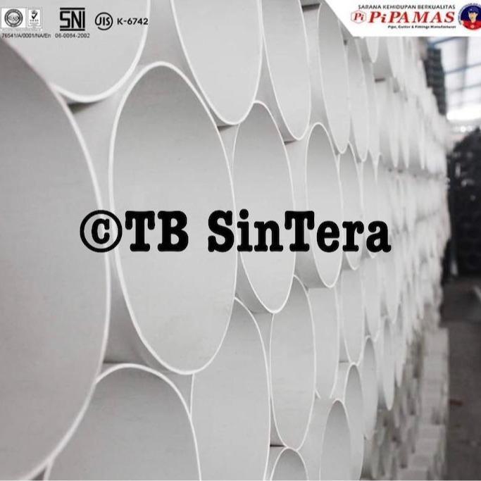 Pipa Pvc 6 " Inch Aw Putih Pipamas Per Batang
