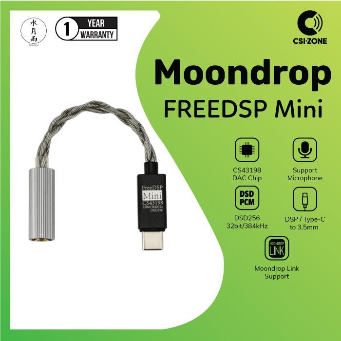 Moondrop Free DSP Mini / FreeDSP Mini CS43198 Portable 3.5mm to USB Type C DAC / AMP